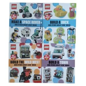 LEGO Get Inspired BUILD A  Ideas Set Of 4 Books